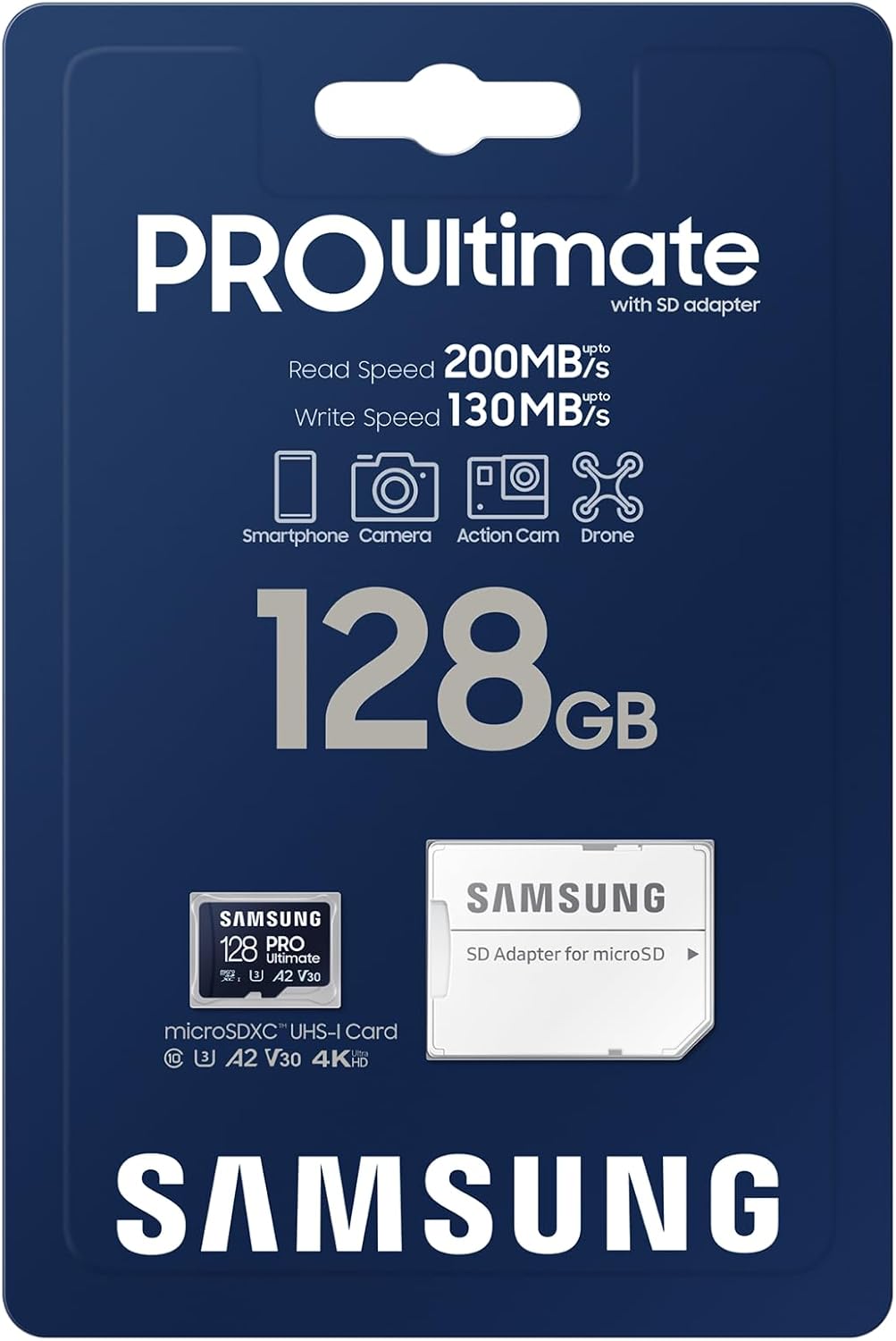 SAMSUNG PRO Ultimate Micro SD Memory Card + Adapter 200 MB/s