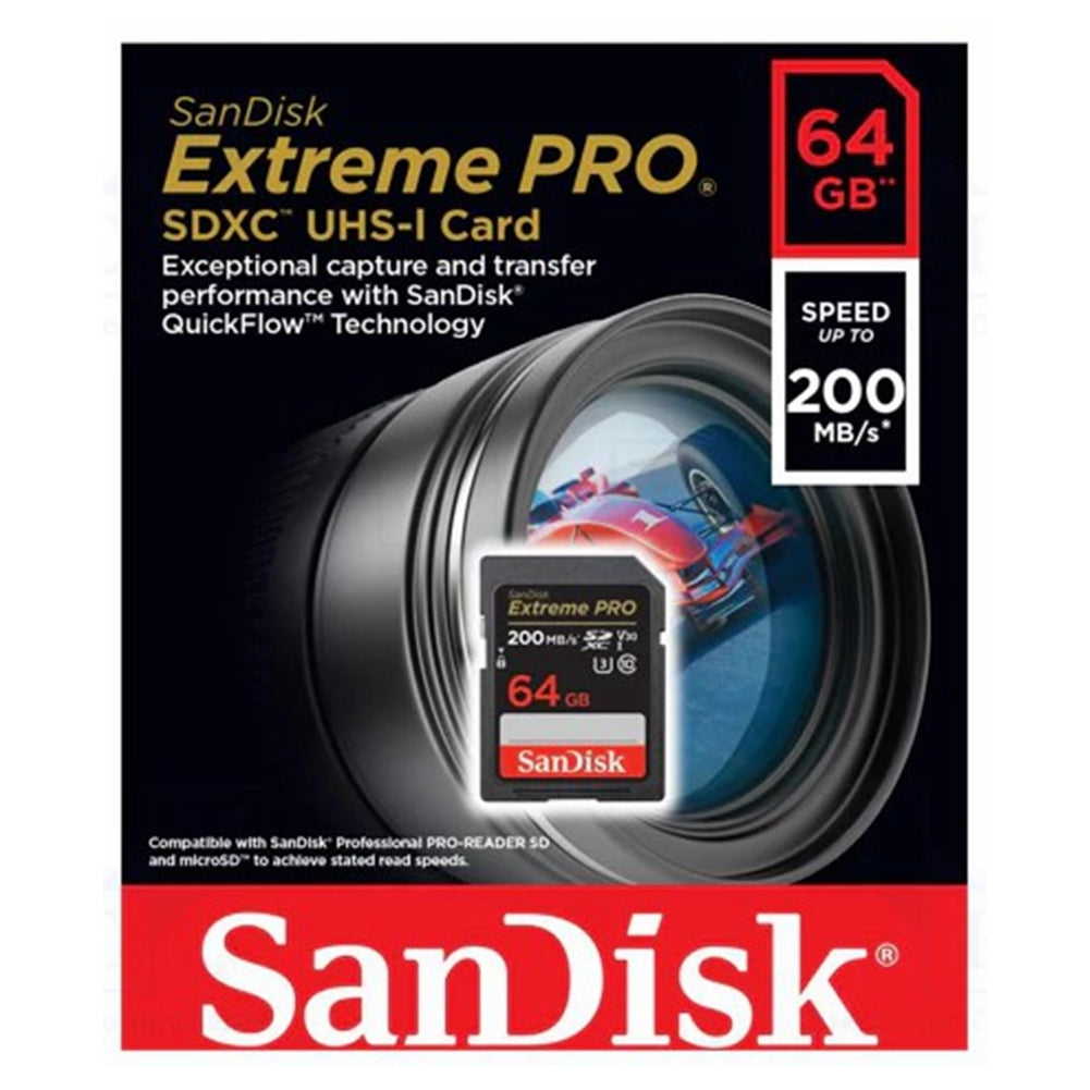 Sandisk Extreme PRO SD Memory Card For DHLR 4k Video Camera SDSDXXD